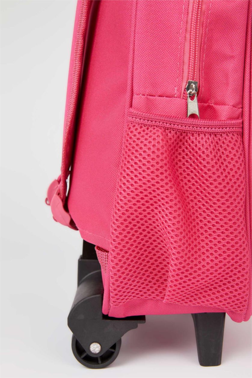 GIRLS & TEENS Fushsia Girl's Frozen Licensed Checked School Bag