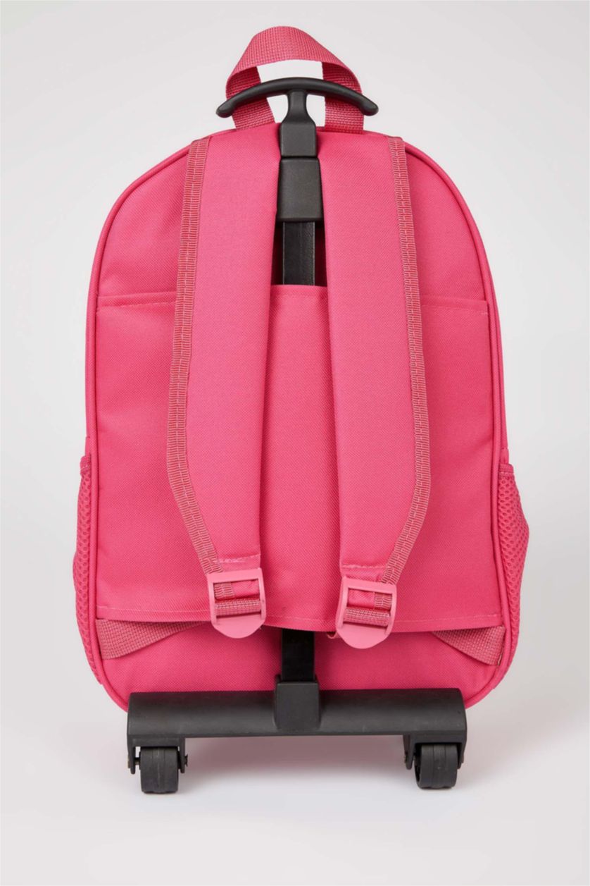 GIRLS & TEENS Fushsia Girl's Frozen Licensed Checked School Bag