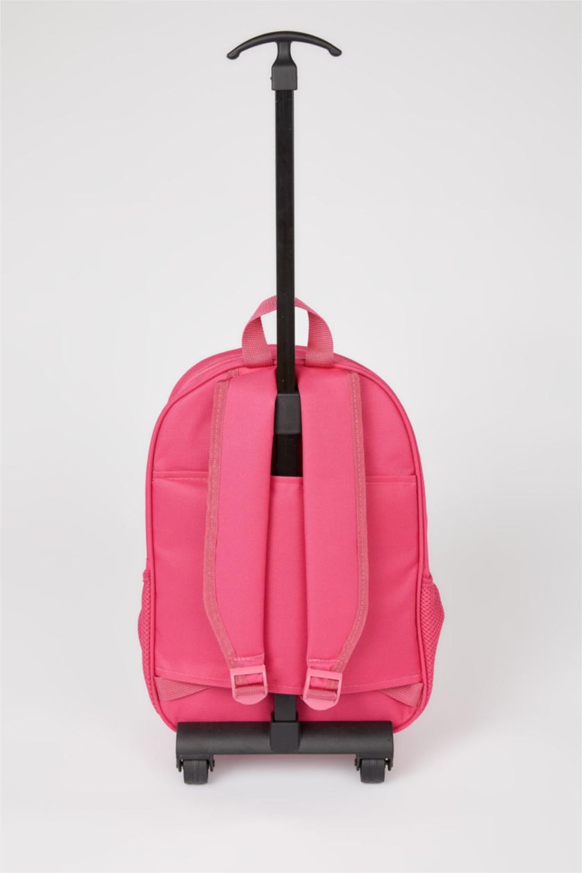 GIRLS & TEENS Fushsia Girl's Frozen Licensed Checked School Bag