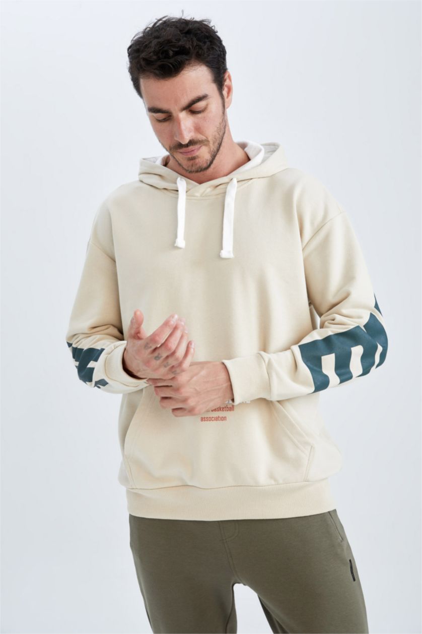MAN Sand Thick Sweatshirt Fabric Sweatshirt