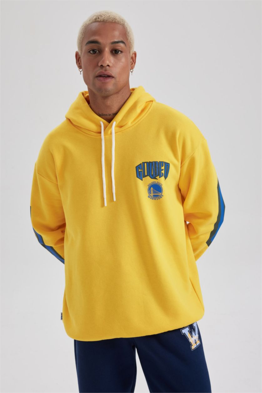 رجالي أصفر Thick Sweatshirt Fabric Sweatshirt