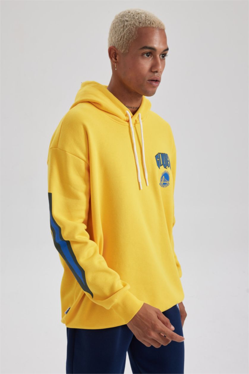 رجالي أصفر Thick Sweatshirt Fabric Sweatshirt