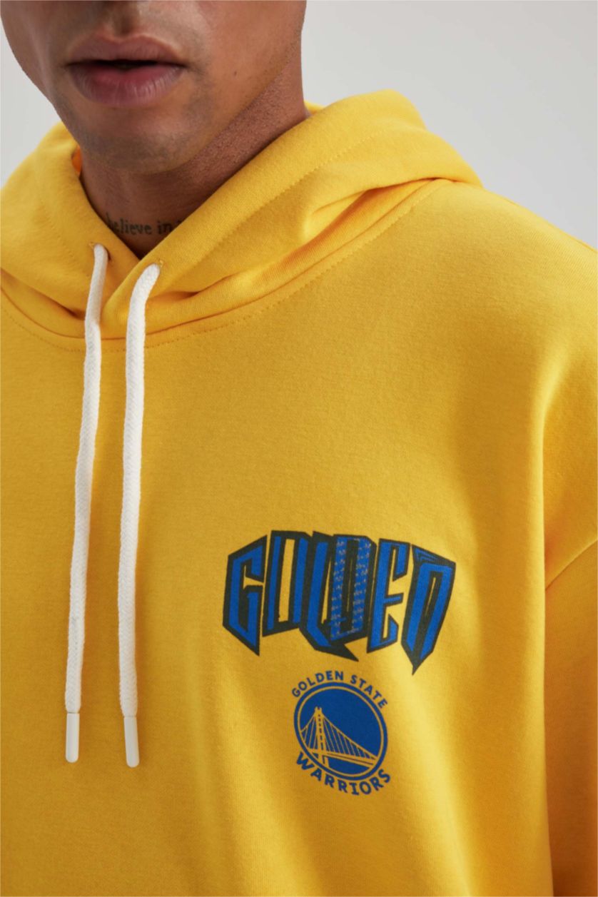 رجالي أصفر Thick Sweatshirt Fabric Sweatshirt