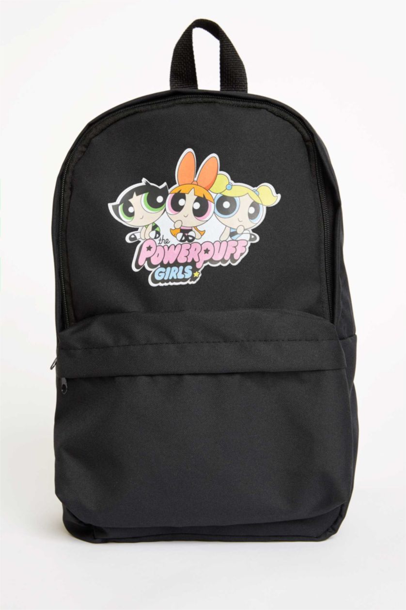 Kız Çocuk - Genç Kız Siyah Kız Çocuk PowerPuuf Gırls Lisanslı Okul Sırt Çantası