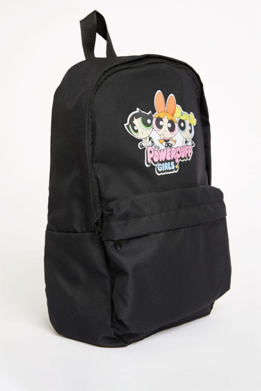 Kız Çocuk - Genç Kız Siyah Kız Çocuk PowerPuuf Gırls Lisanslı Okul Sırt Çantası
