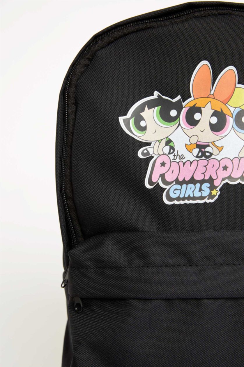 Kız Çocuk - Genç Kız Siyah Kız Çocuk PowerPuuf Gırls Lisanslı Okul Sırt Çantası