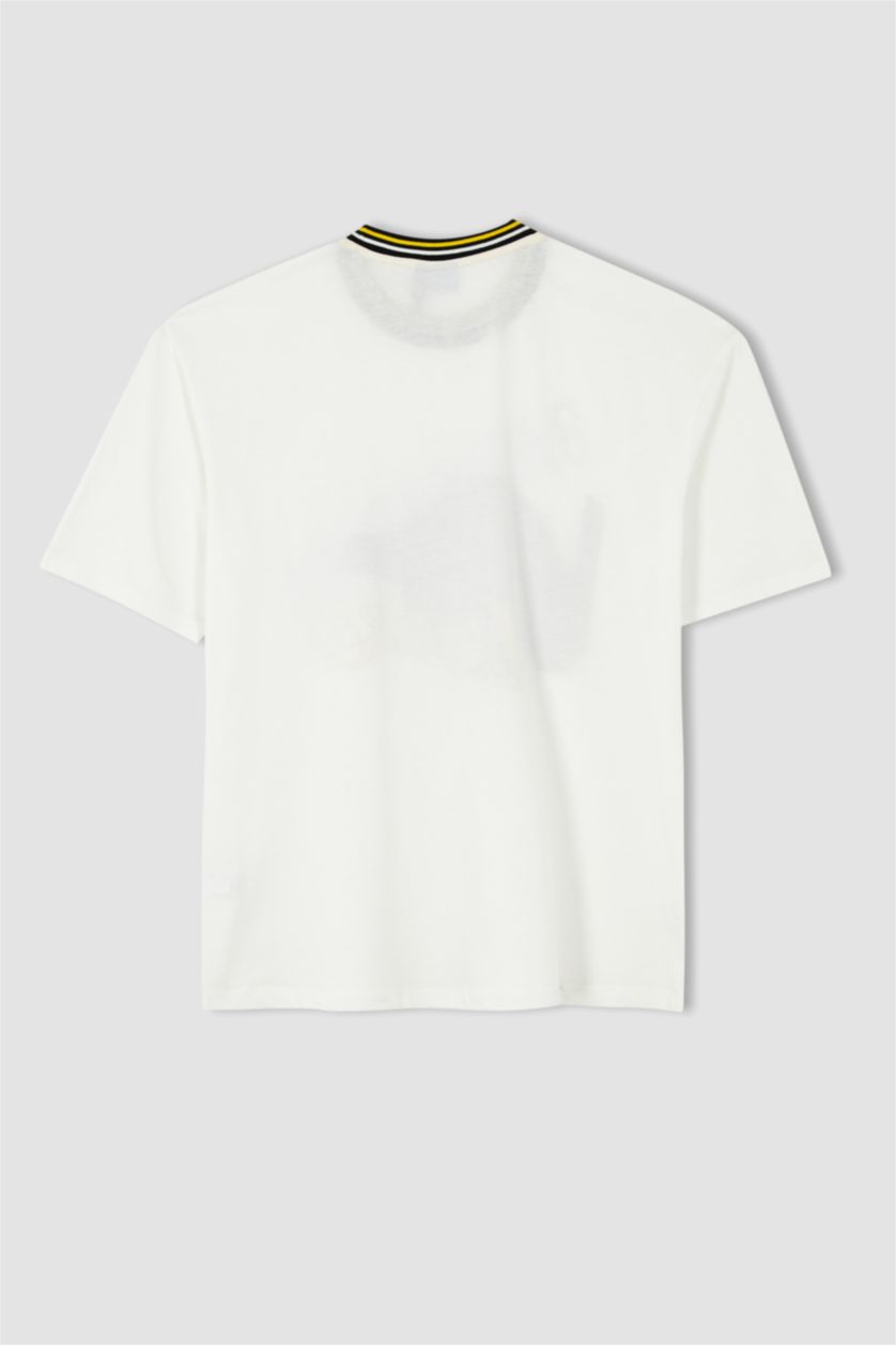 MAN Ecru NBA Los Angeles Lakers Licensed T-Shirt