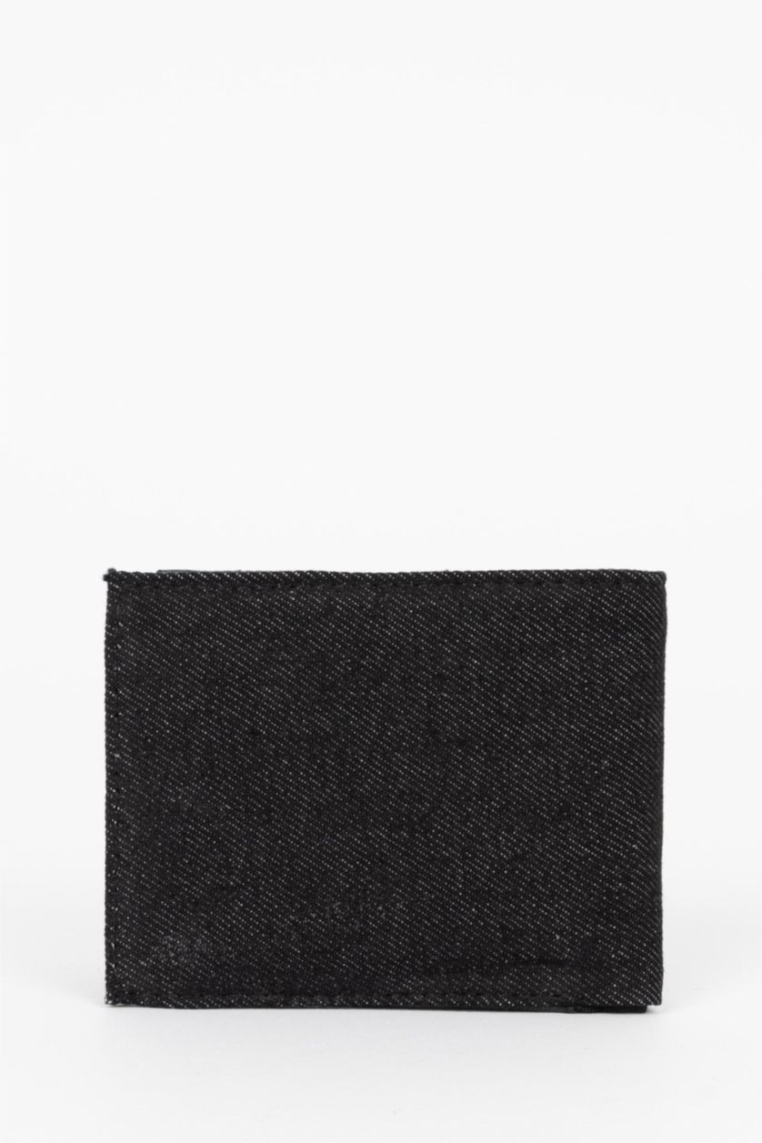 Erkek Siyah Erkek Jean Kumaşlı Cüzdan
