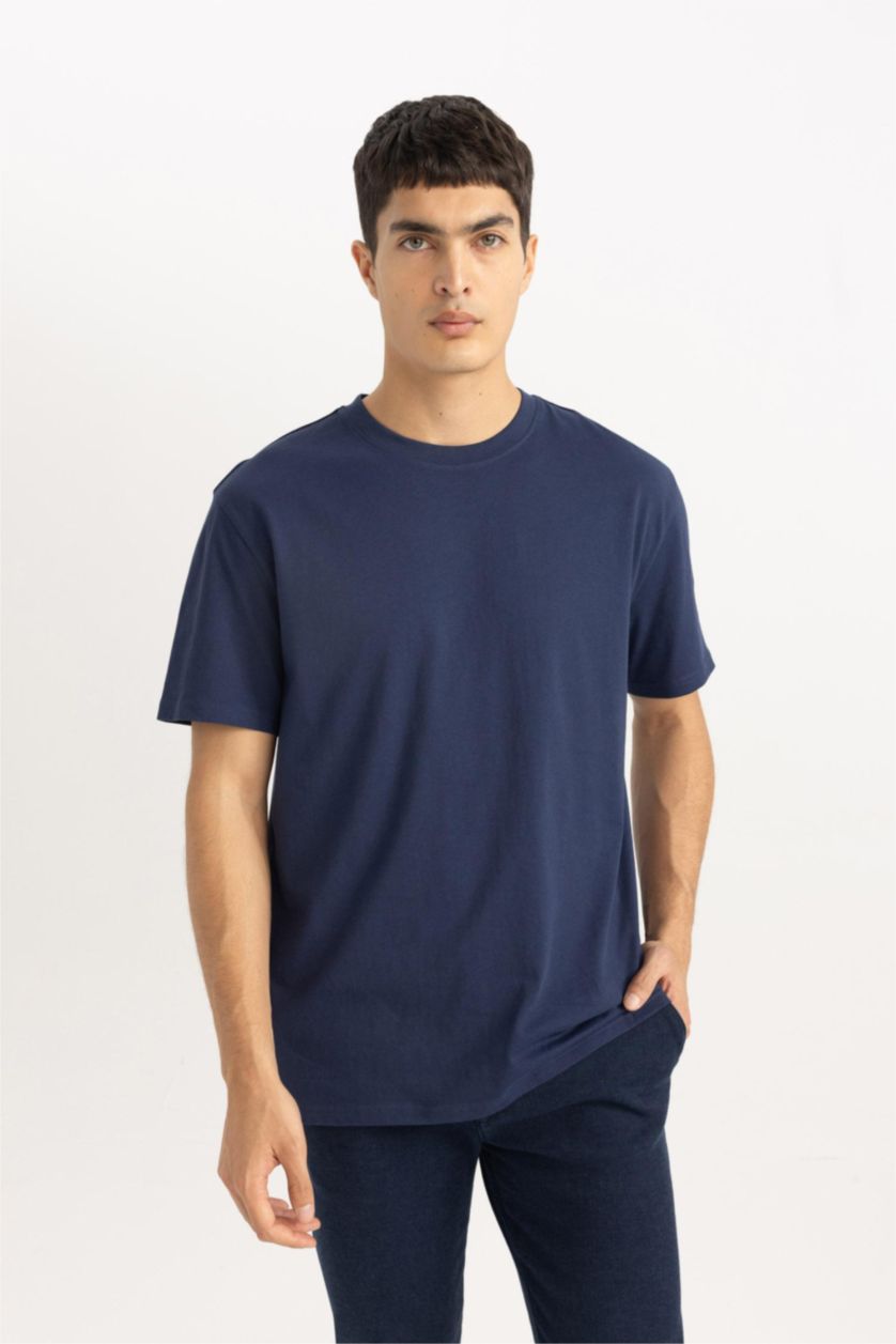 MAN NAVY New Regular Fit Short Sleeve T-Shirt