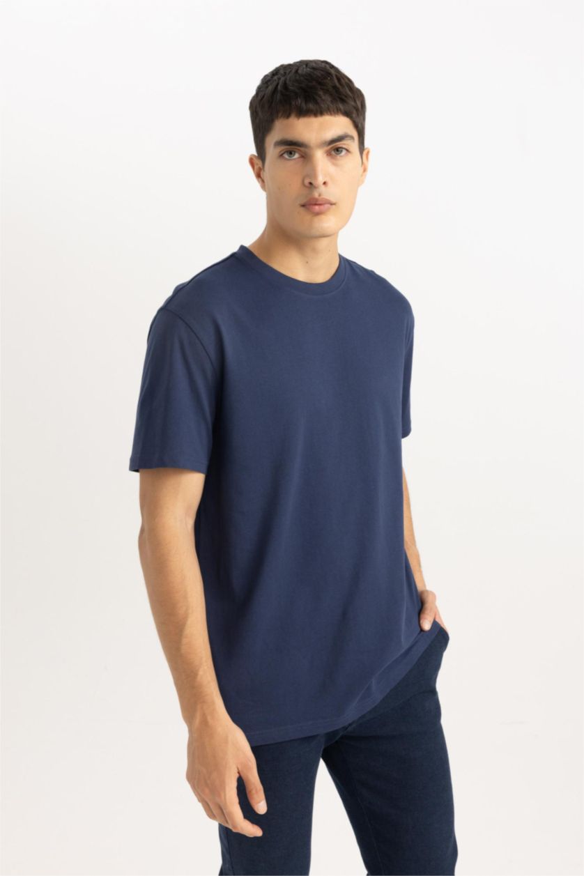 MAN NAVY New Regular Fit Short Sleeve T-Shirt