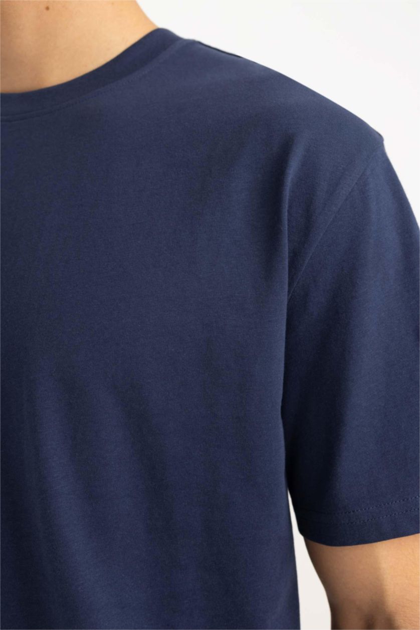 MAN NAVY New Regular Fit Short Sleeve T-Shirt