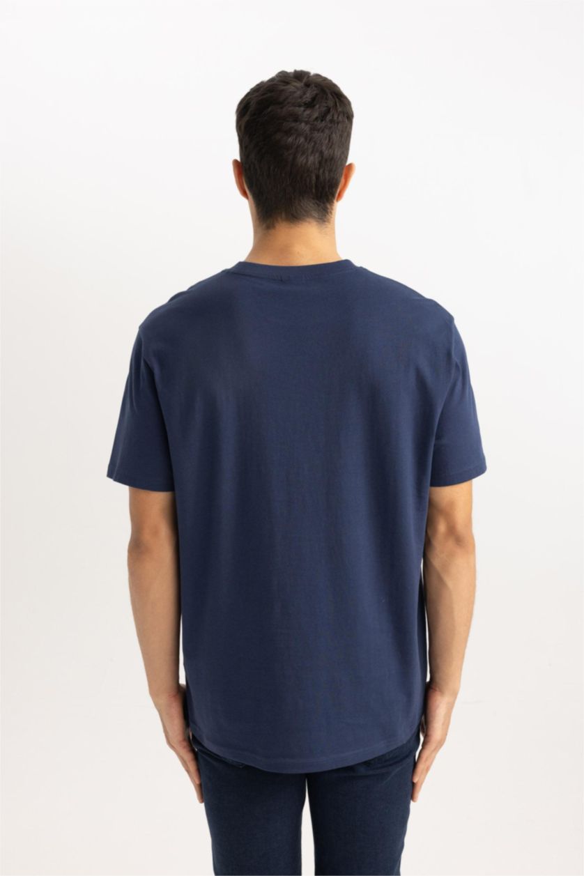 MAN NAVY New Regular Fit Short Sleeve T-Shirt