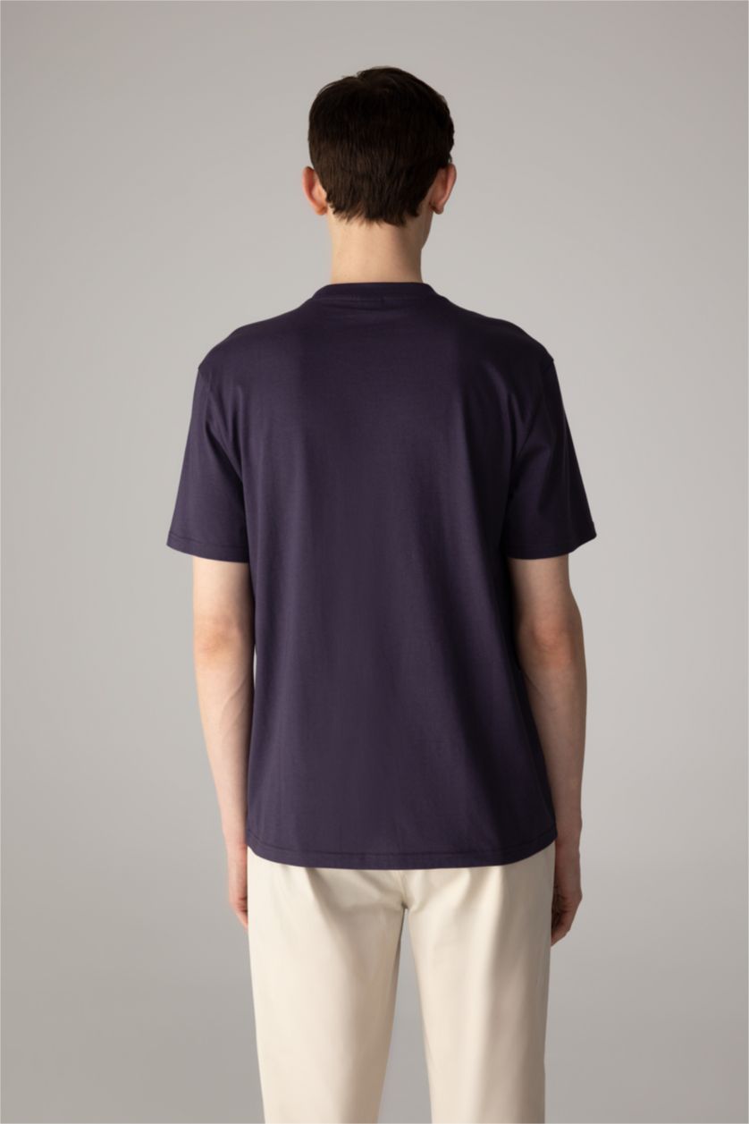 MAN Dark Purple New Regular Fit Short Sleeve T-Shirt