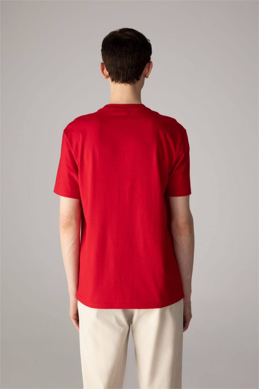 رجالي أحمر New Regular Fit Short Sleeve T-Shirt
