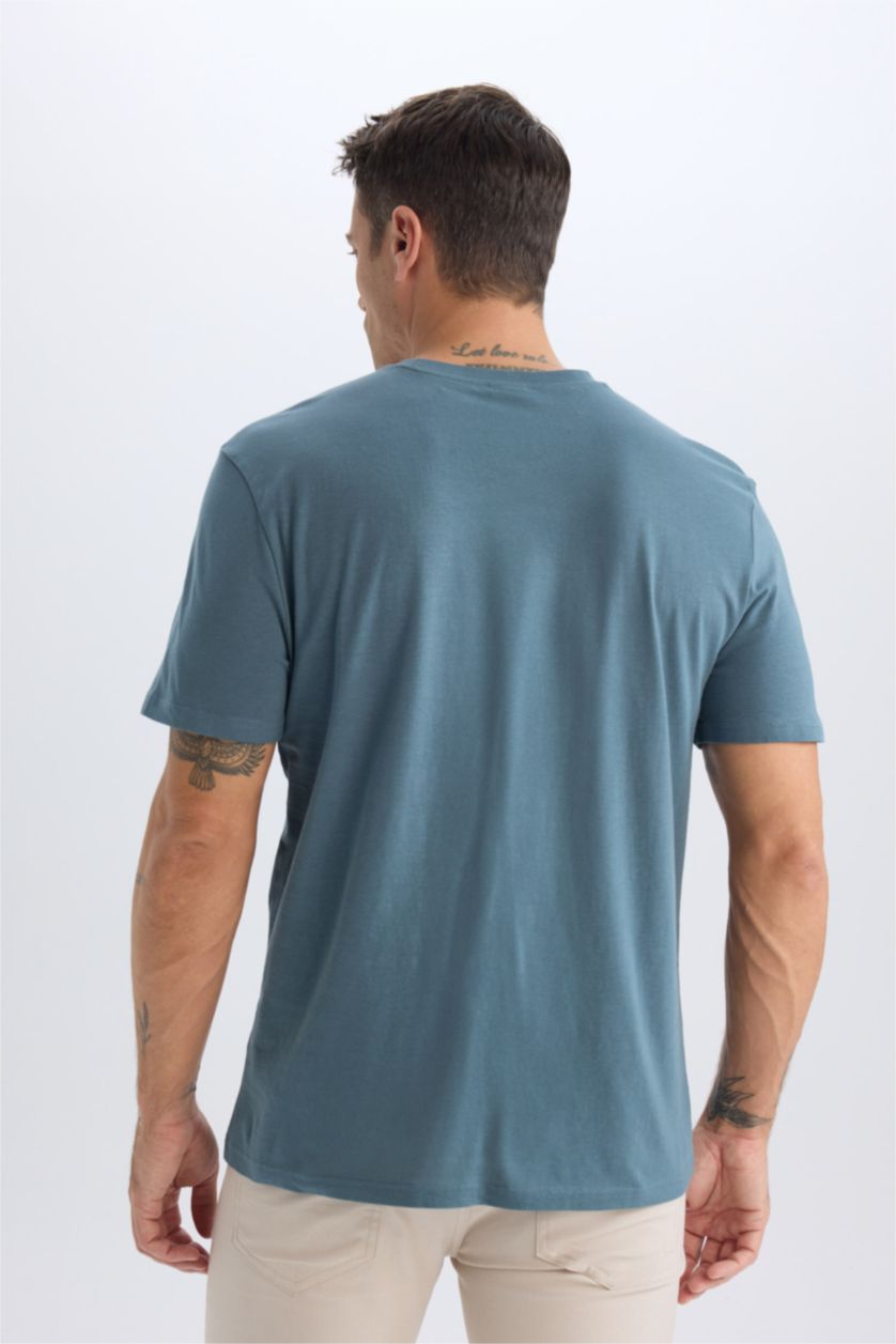 MAN Petrol New Regular Fit Short Sleeve T-Shirt