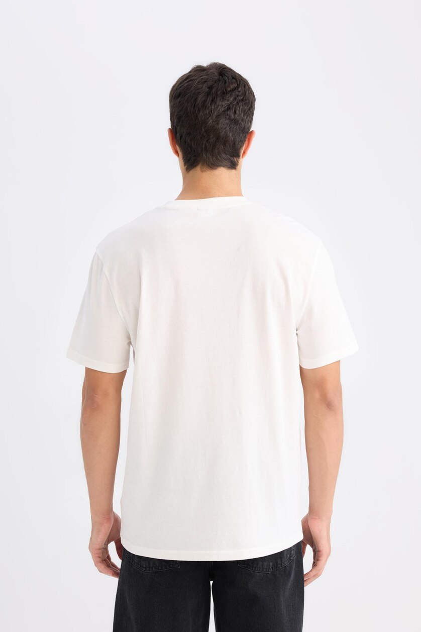 رجالي اوف وايت New Regular Fit Short Sleeve T-Shirt