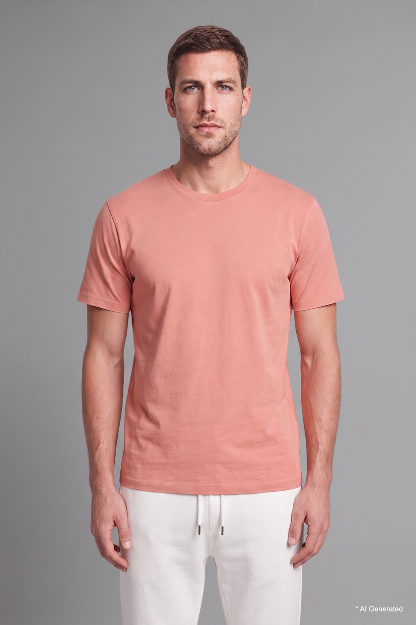 Men Rose New Regular Fit Short Sleeve T-Shirt
