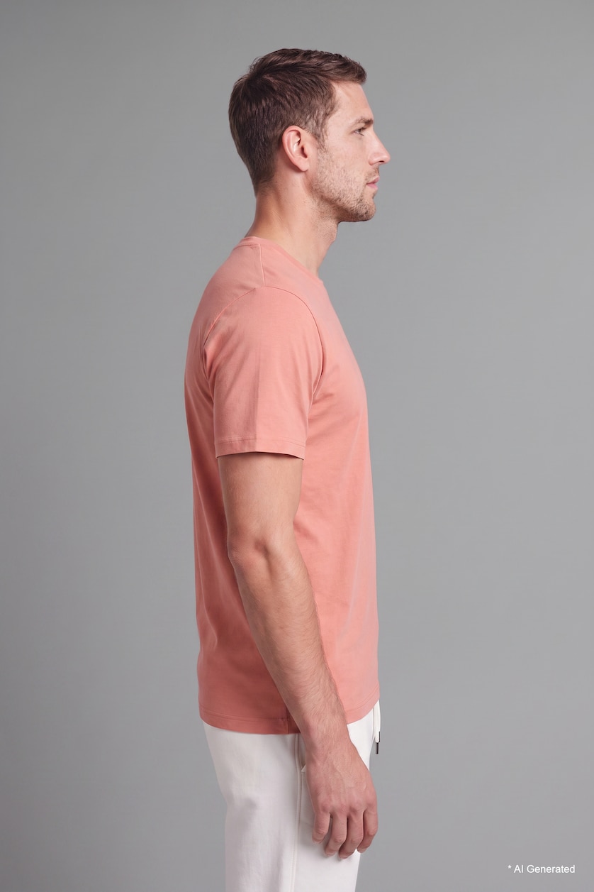 Men Rose New Regular Fit Short Sleeve T-Shirt