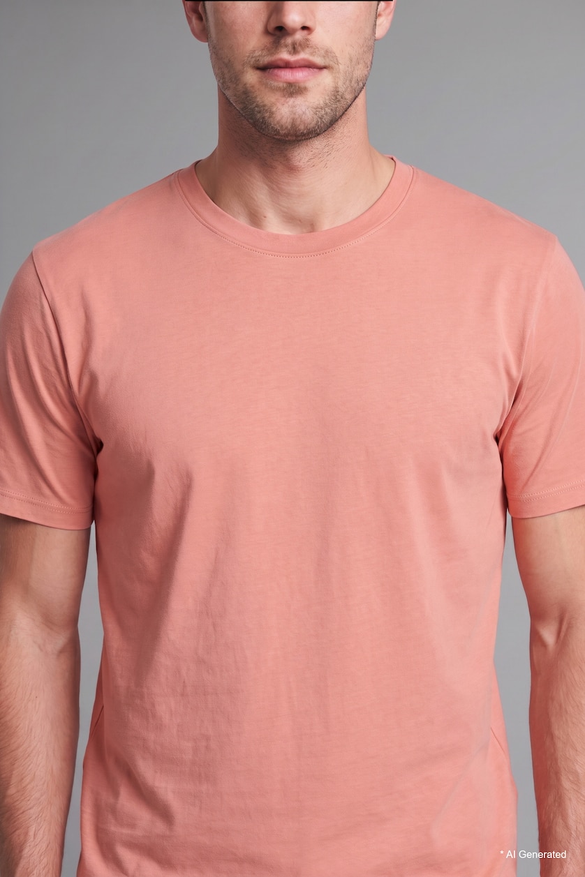 Men Rose New Regular Fit Short Sleeve T-Shirt