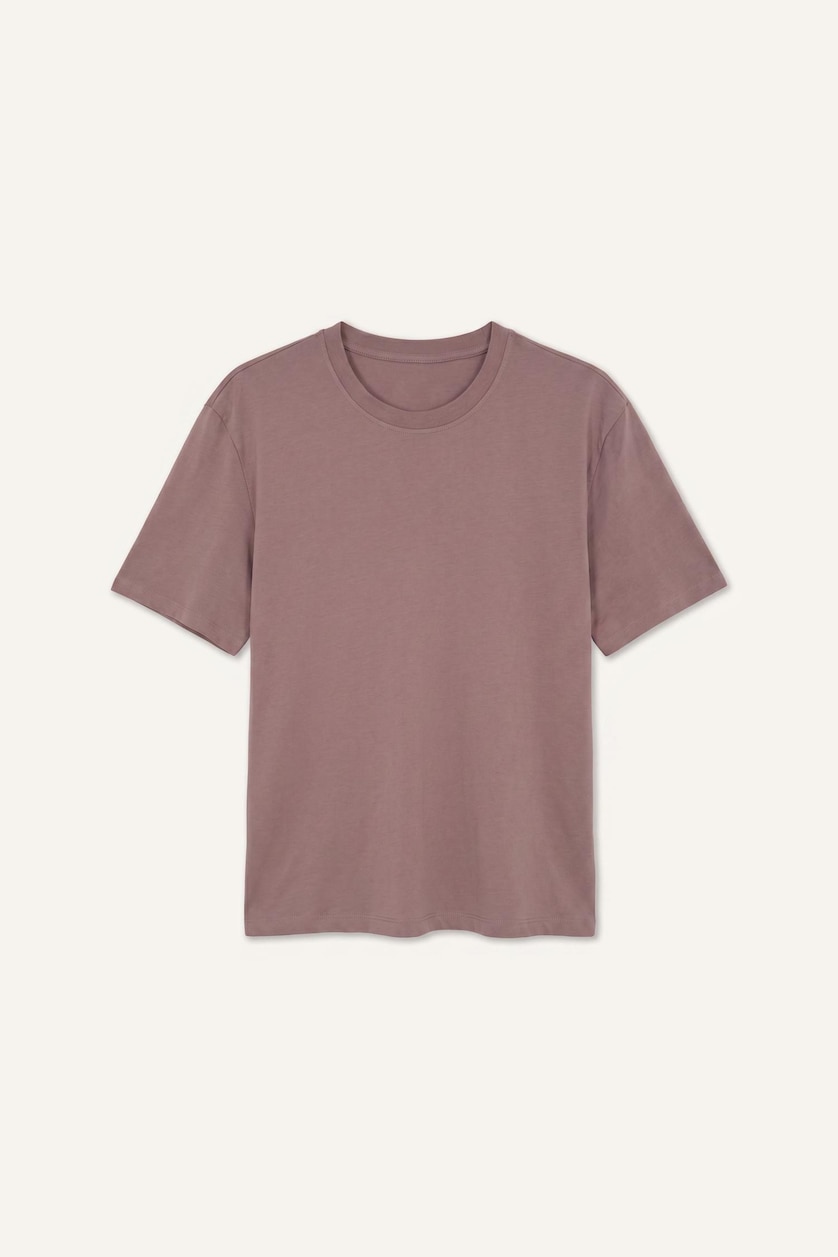 Men Dark Rose New Regular Fit Short Sleeve T-Shirt