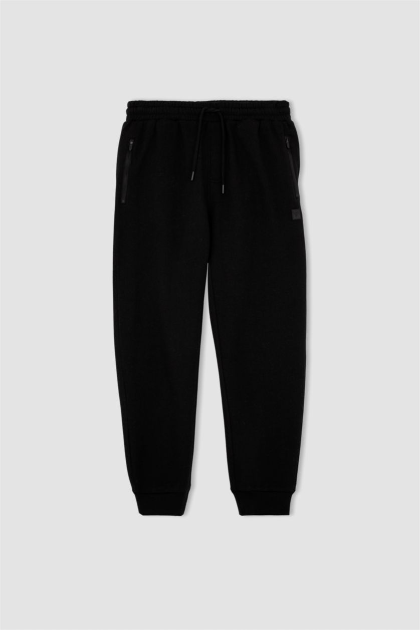HOMME Noir Pantalon De Jogging Coupe Slim