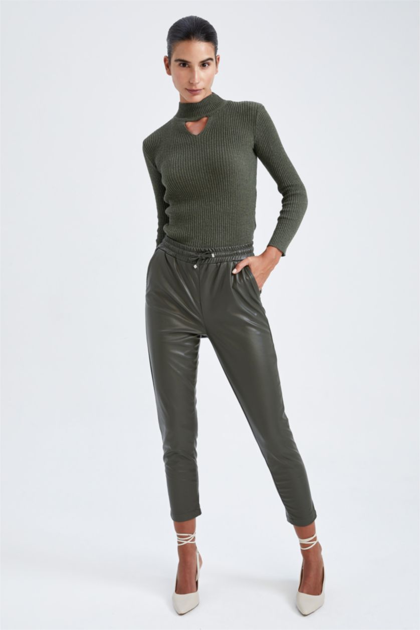 WOMAN Teak High Waist jogger Trousers