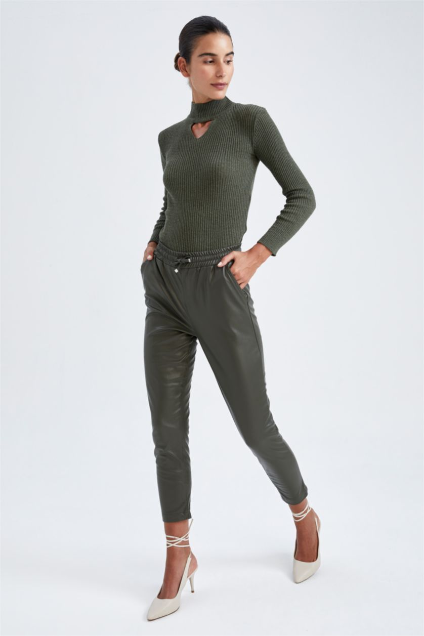 WOMAN Teak High Waist jogger Trousers