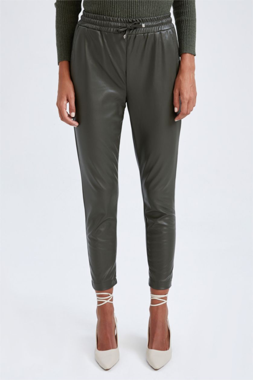 WOMAN Teak High Waist jogger Trousers