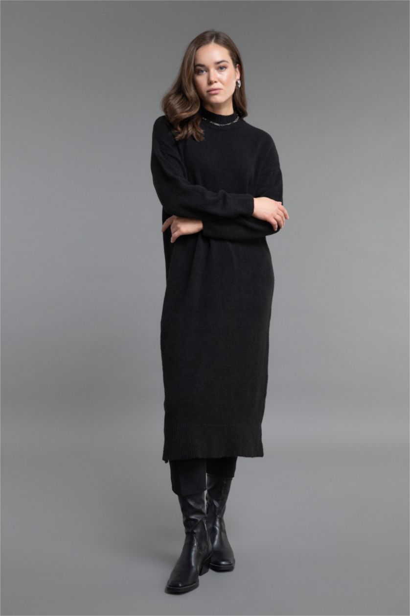 WOMAN Black Regular Fit Tunic