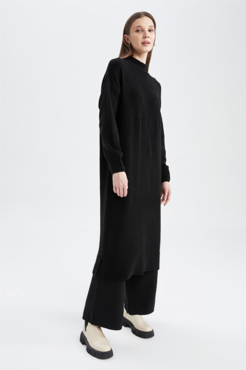 WOMAN Black Regular Fit Tunic