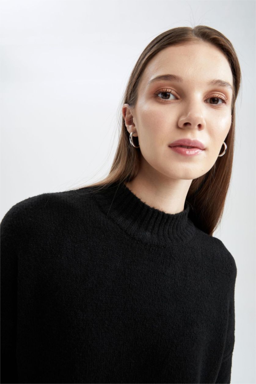 WOMAN Black Regular Fit Tunic