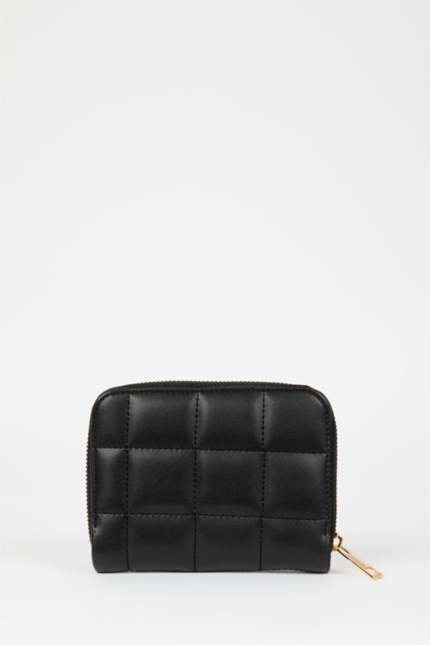 FEMME Noir Portefeuille Cuir Synthétique pour Femme