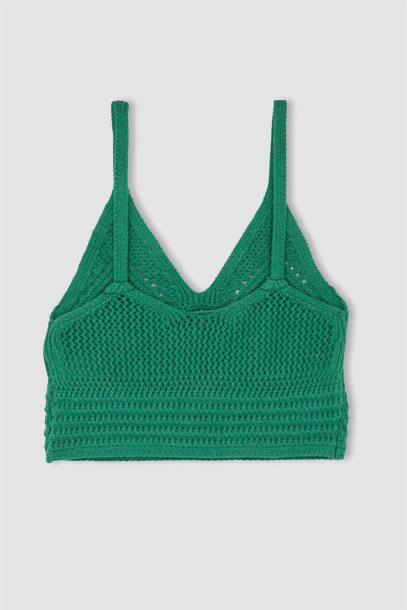 FEMME Vert Coupe slim raccourcie