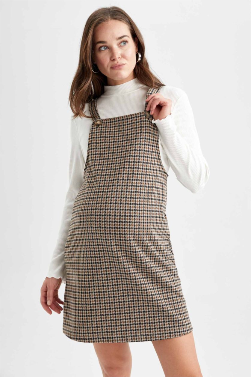 WOMAN Beige Salopet Midi Maternity Dress