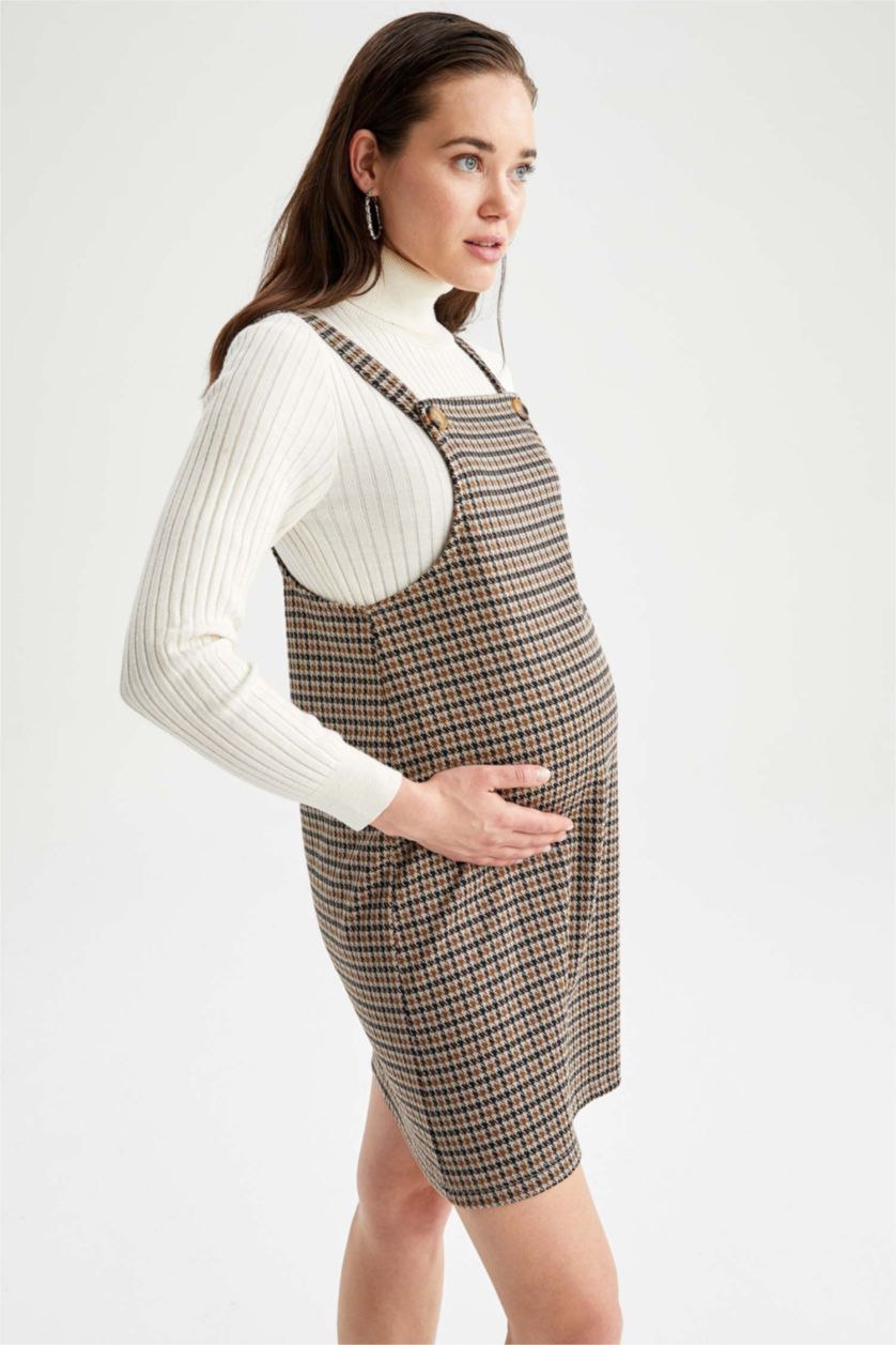 Woman Stone Midi Maternity Dress