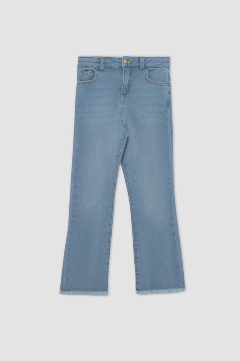 Девочки и подростки Светло-синий Штаны