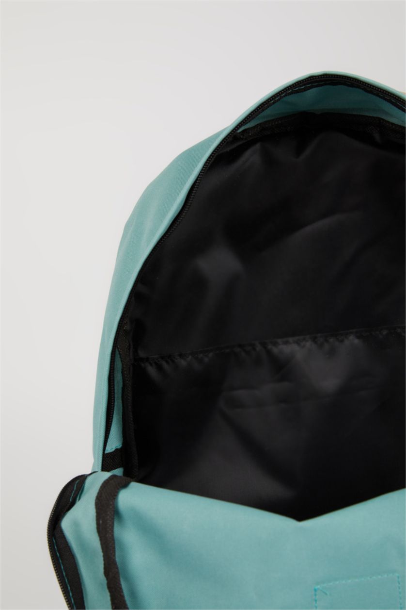 Kadın Turkuaz Unisex Büyük Okul Sırt Çantası