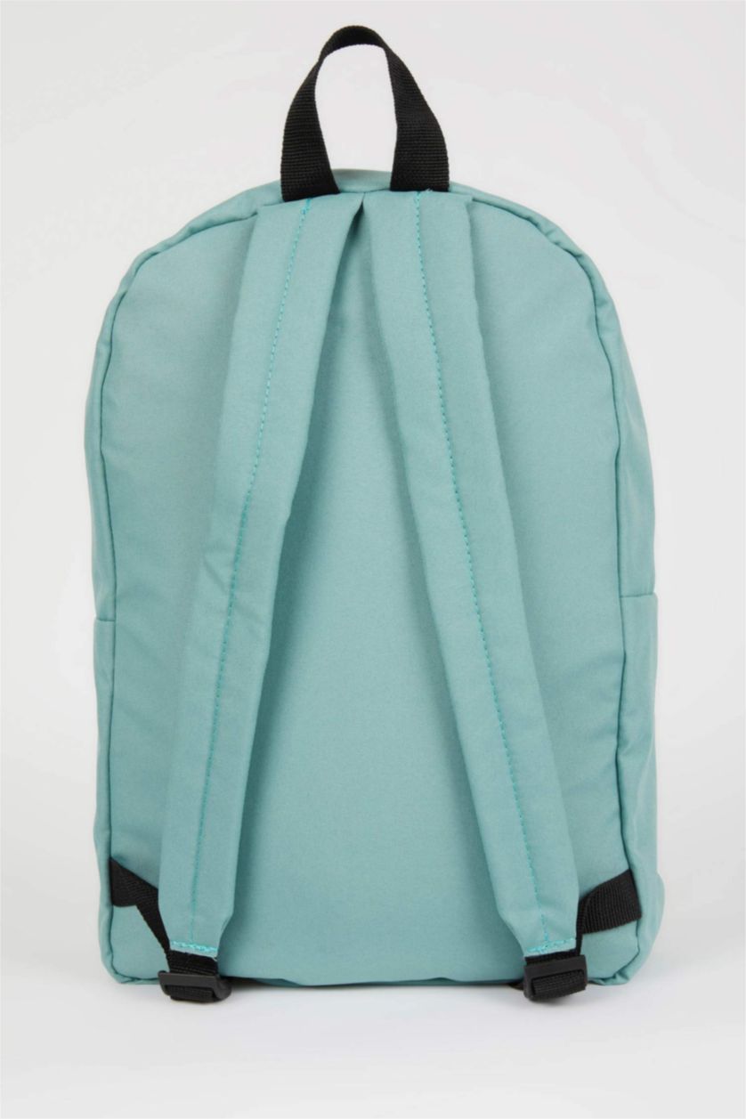 Kadın Turkuaz Unisex Büyük Okul Sırt Çantası