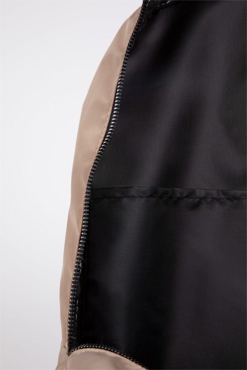 WOMAN Beige Unisex Defacto Fit School Backpack