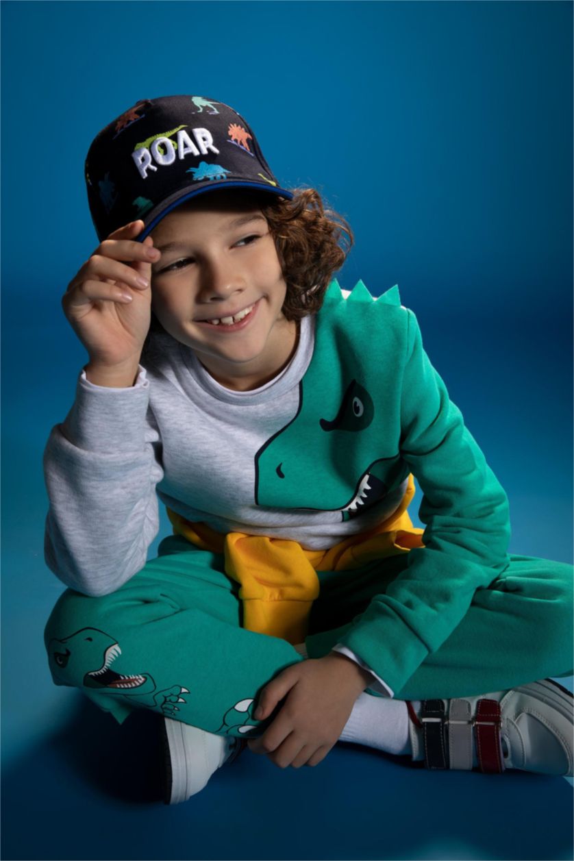 GARÇONS Gris Clair Sweat Garçon En Tissu Épais, Coupe Regular, Col Rond