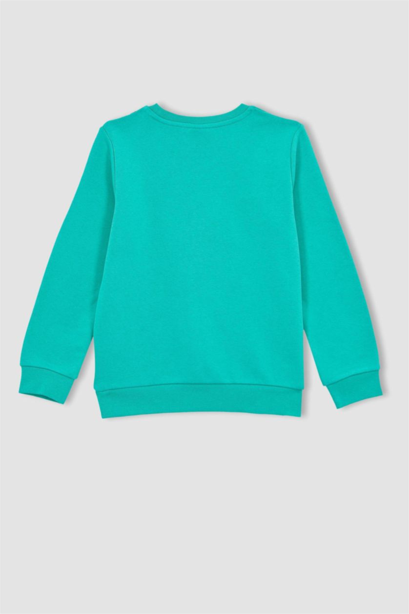 BOYS & TEENS Turquoise قماش سميك قصة عادية