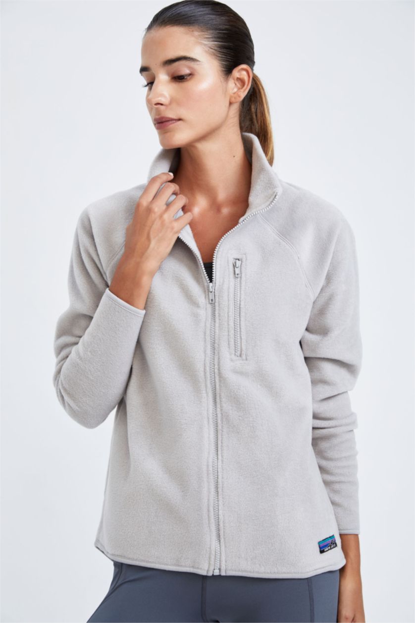 Kadın Gri Relax Fıt Polar