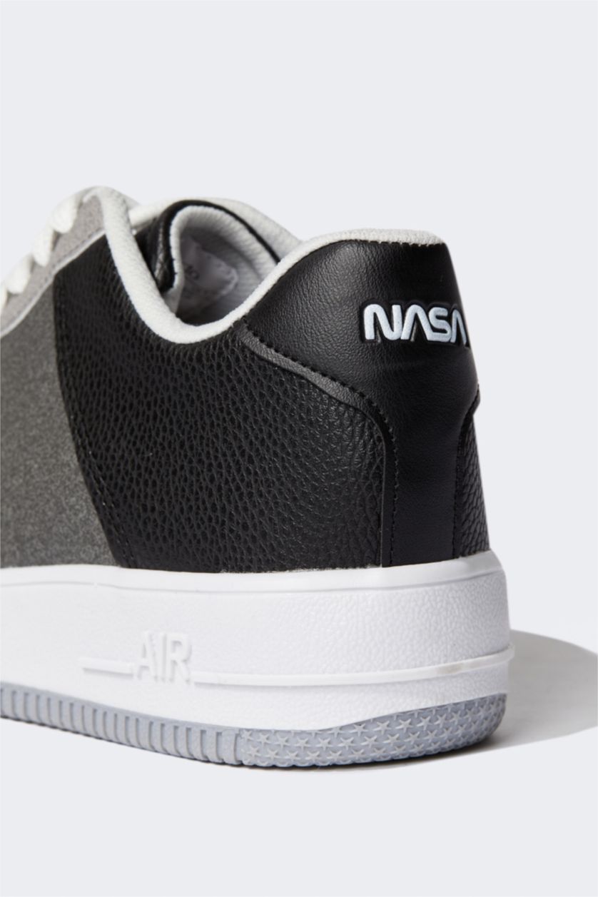 GARÇONS Karma Chaussures de sport à lacets Velcro sous licence Nasa pour garçons