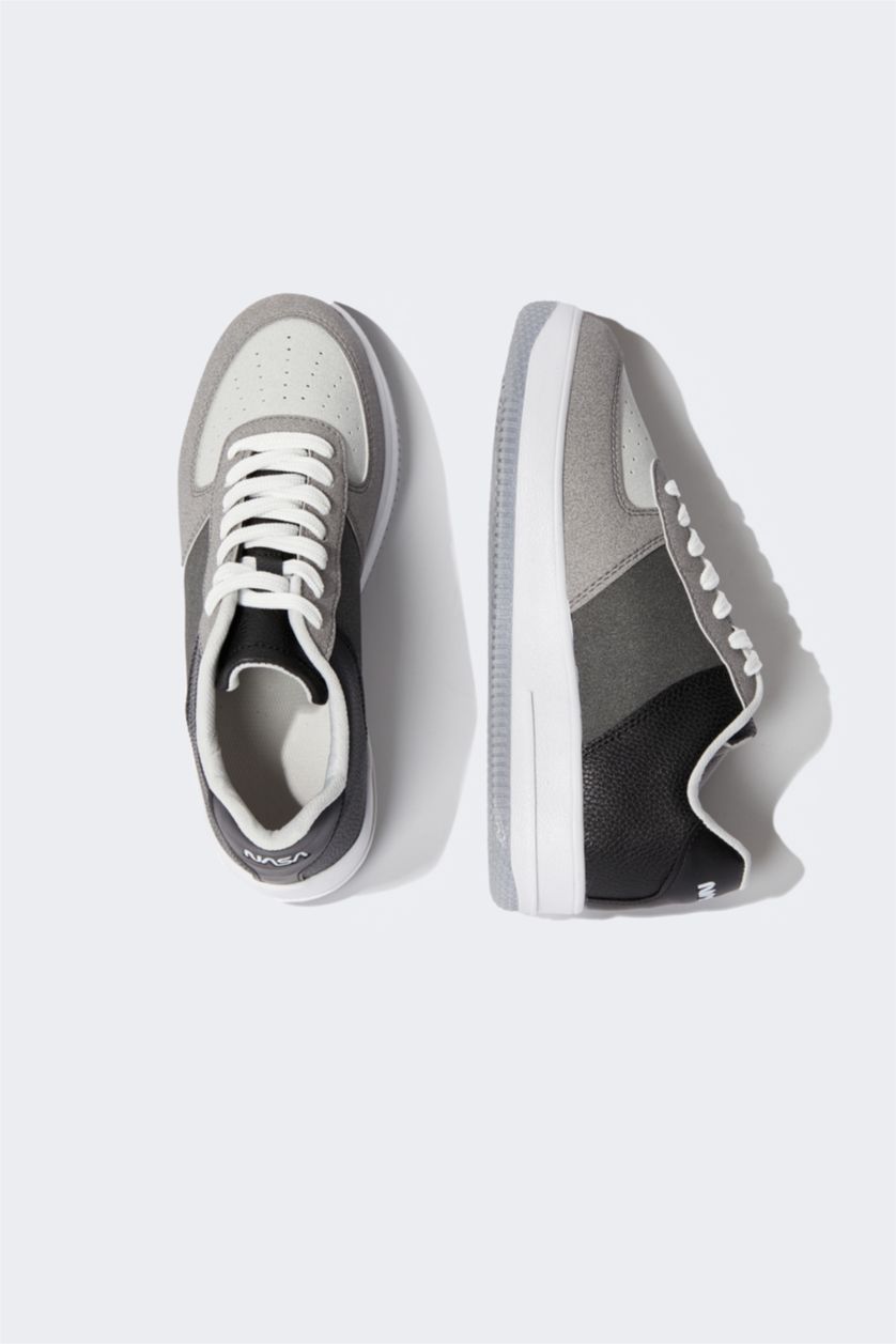 GARÇONS Karma Chaussures de sport à lacets Velcro sous licence Nasa pour garçons