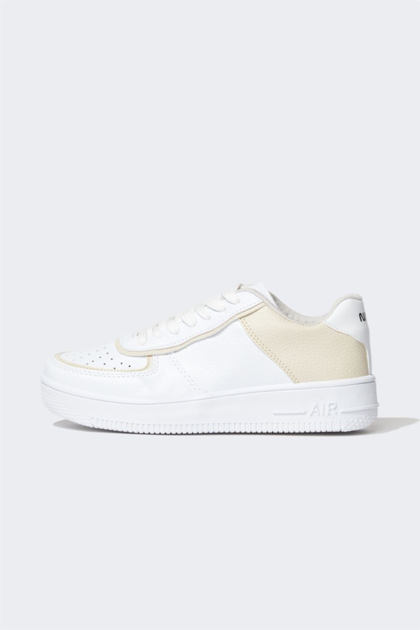 Kadın Bej Kadın Nasa Sneaker Spor Ayakkabı