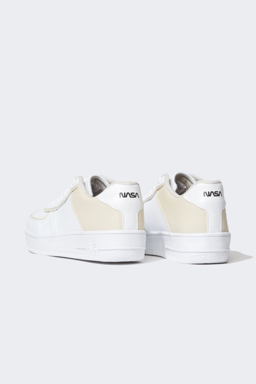 Kadın Bej Kadın Nasa Sneaker Spor Ayakkabı