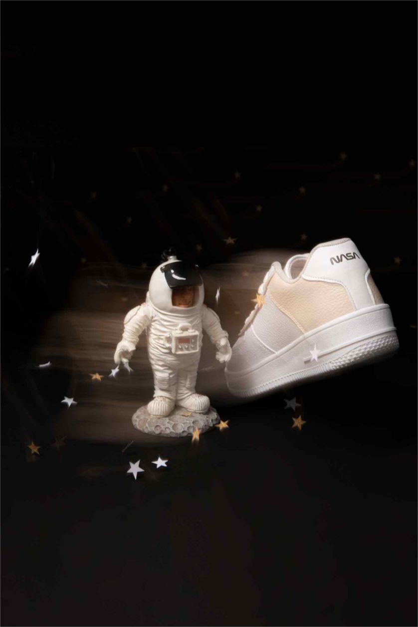 Kadın Bej Kadın Nasa Sneaker Spor Ayakkabı