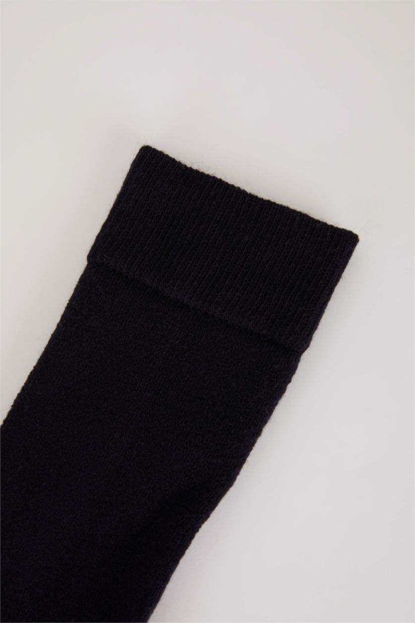 MAN NAVY Wool Winter Socks