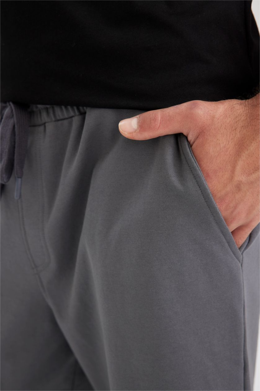 MAN Anthracite Regular Fit Thin Sweatshirt Fabric