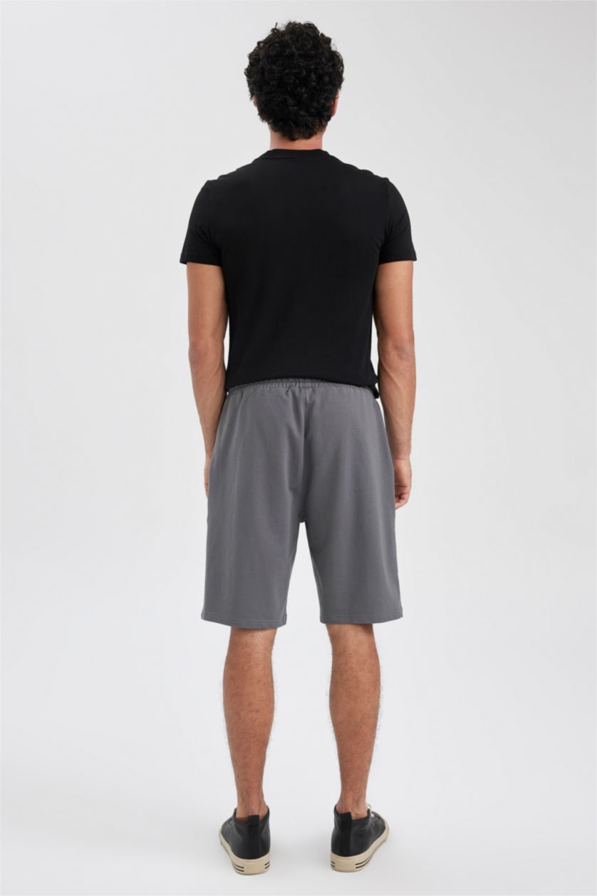 MAN Anthracite Regular Fit Thin Sweatshirt Fabric